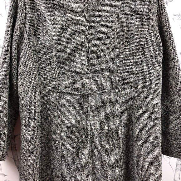 Retro East 5th wool blend tweed button up coat LP - Picture 9 of 12